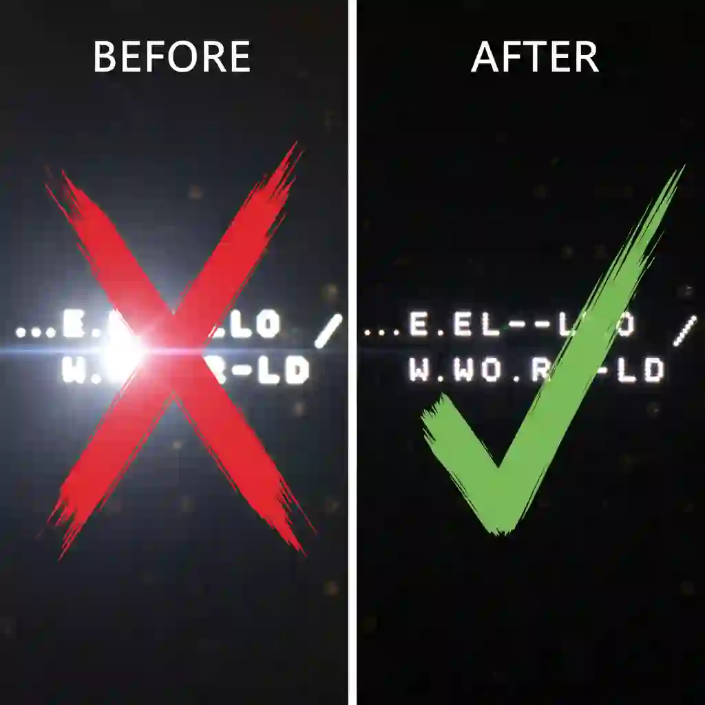 Demonstration of clear images used to benchmark an image morse code translator, revealing high precision when OCR processes clean dots, dashes, and spacing from screenshots and photos.