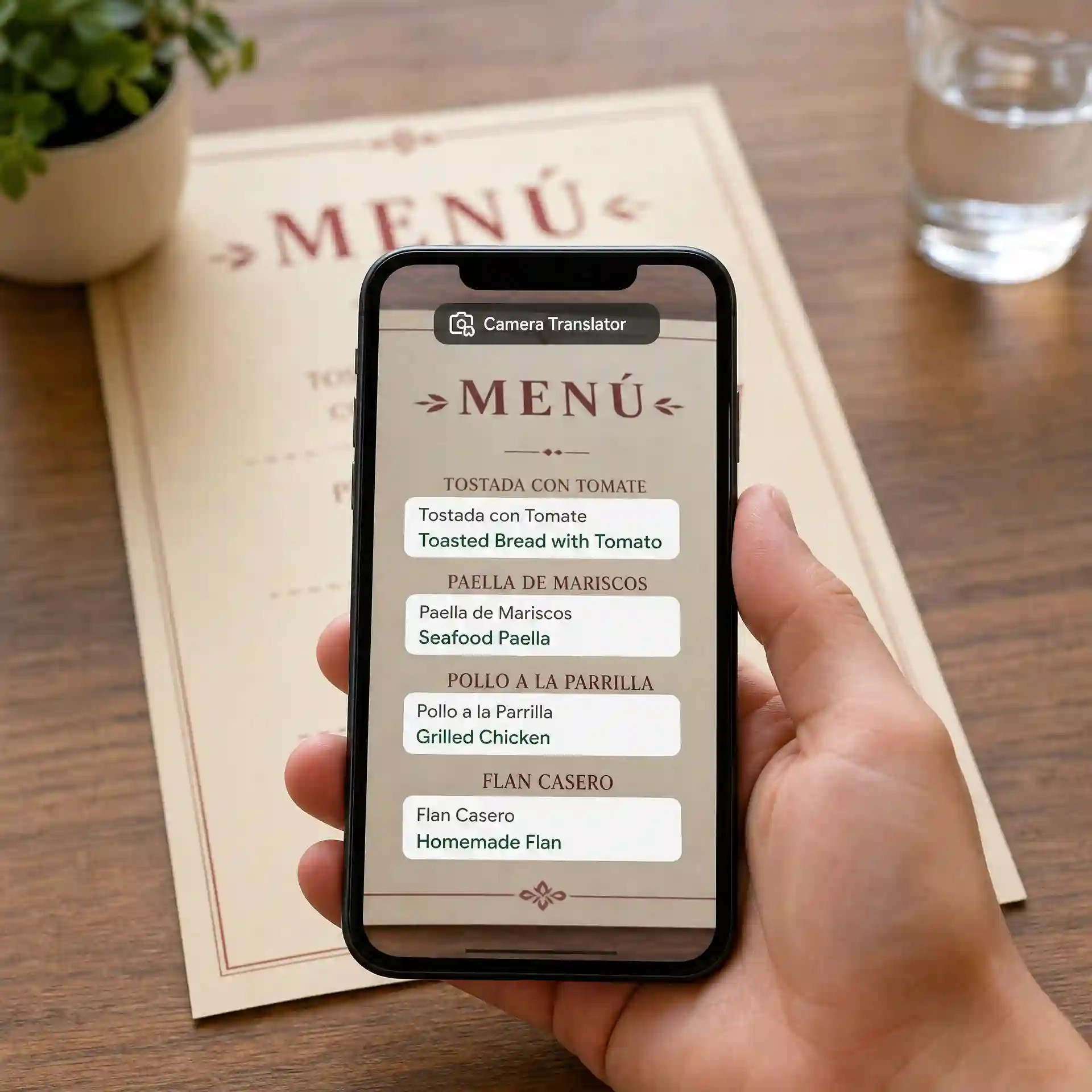 Preview card for the Camera Translator workflow.