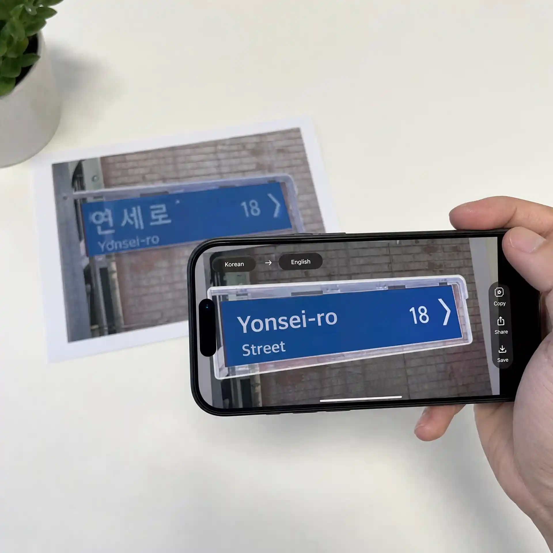 Preview card for the Translate Korean Picture to English workflow.