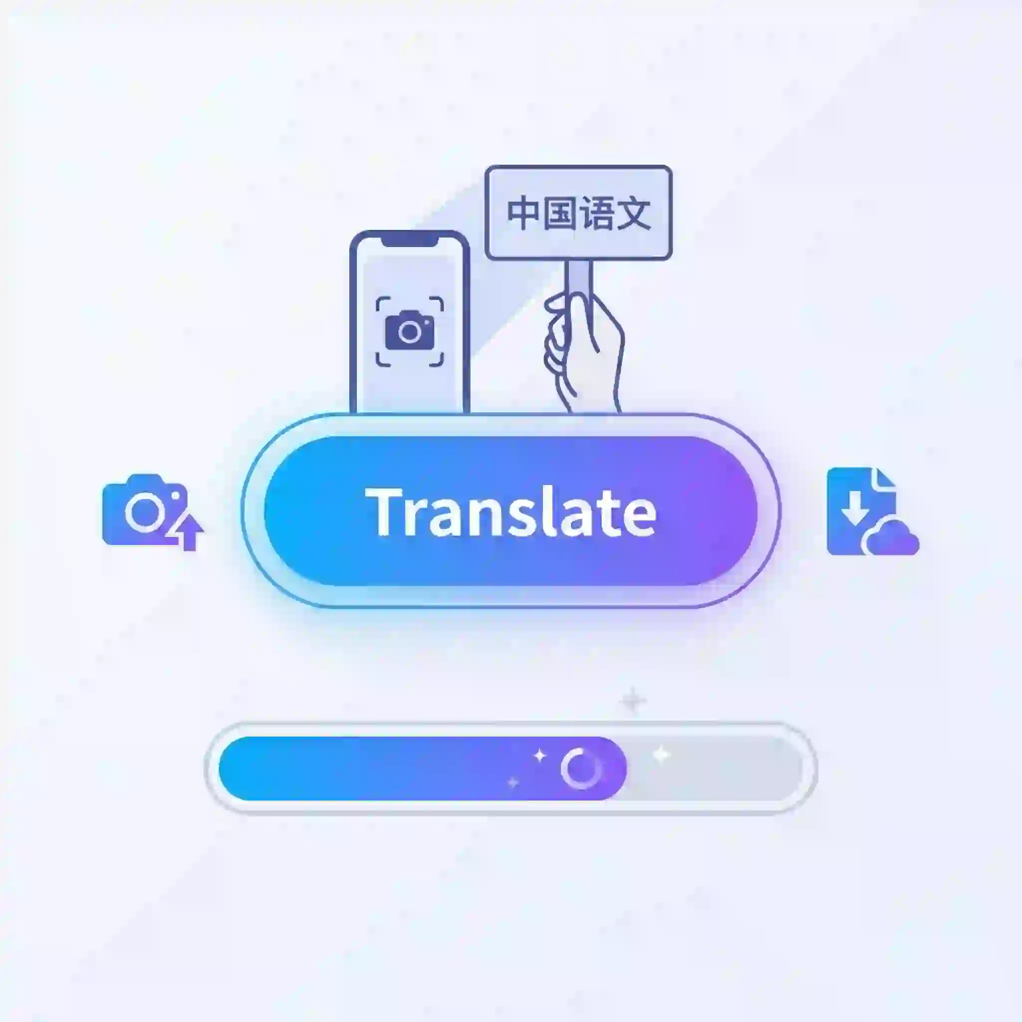 Experience the simplicity of our one-click auto-translation interface, where you can easily upload your files and let our chinese image translator automatically process and translate your Chinese photos into English without the need for any complex manual settings.