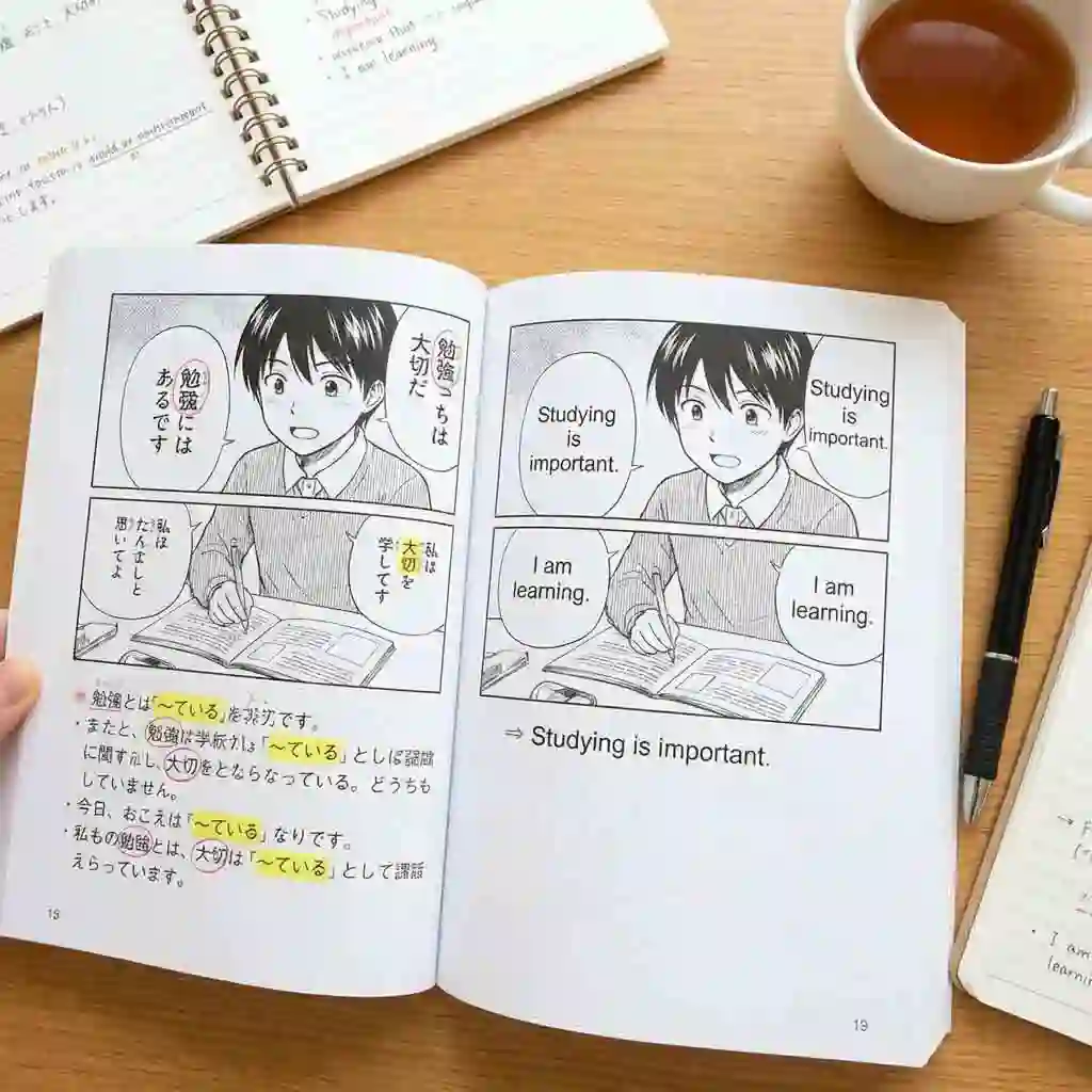 Enhance language learning by comparing original text with professional doujin translation, helping students understand grammar, slang, and cultural nuances in context.