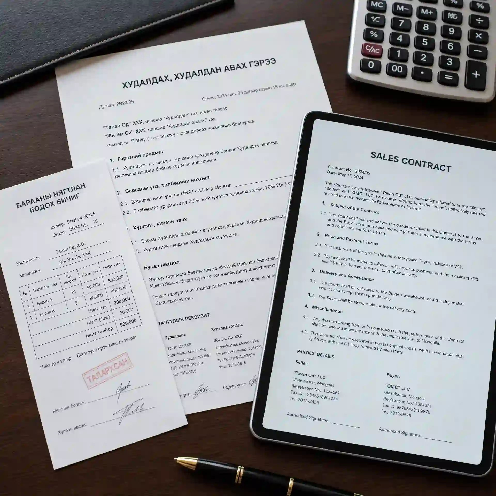 Google translate mongolian to english translates business contracts and receipts securely