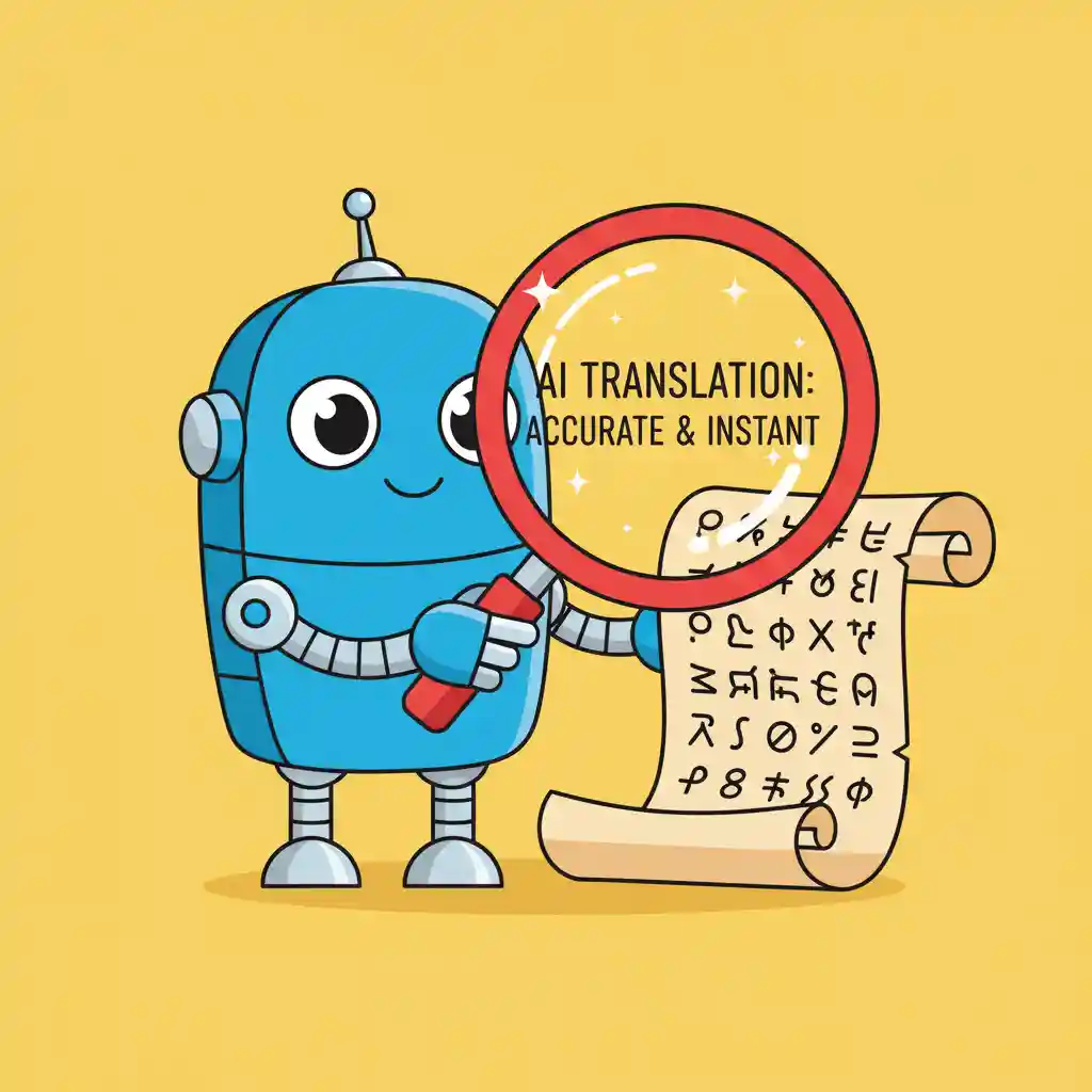 AI technology demonstrating precision on how to translate images by accurately extracting and converting text from a picture while maintaining context.