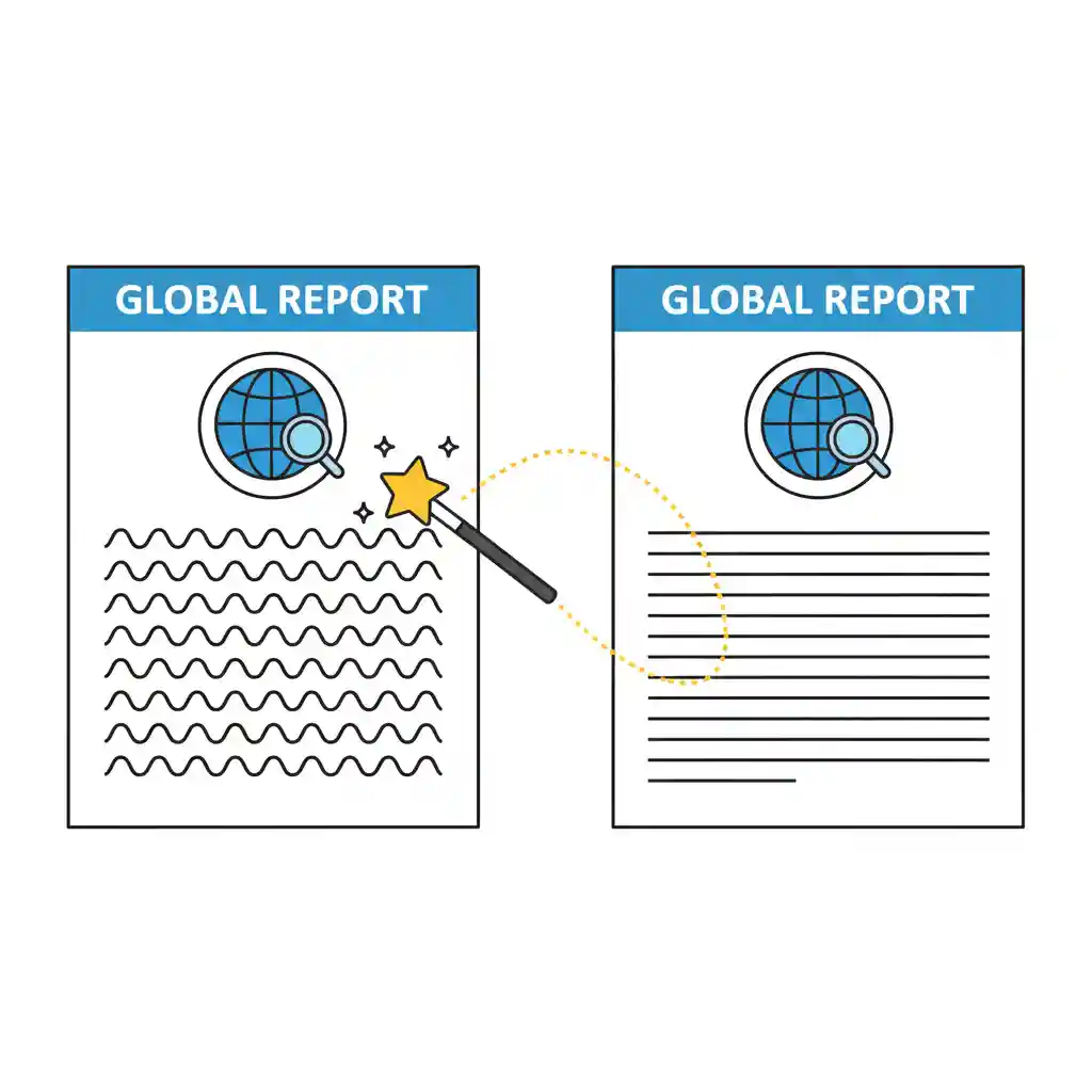 Comparison showing how to translate text from an image while flawlessly preserving the original document layout and formatting.
