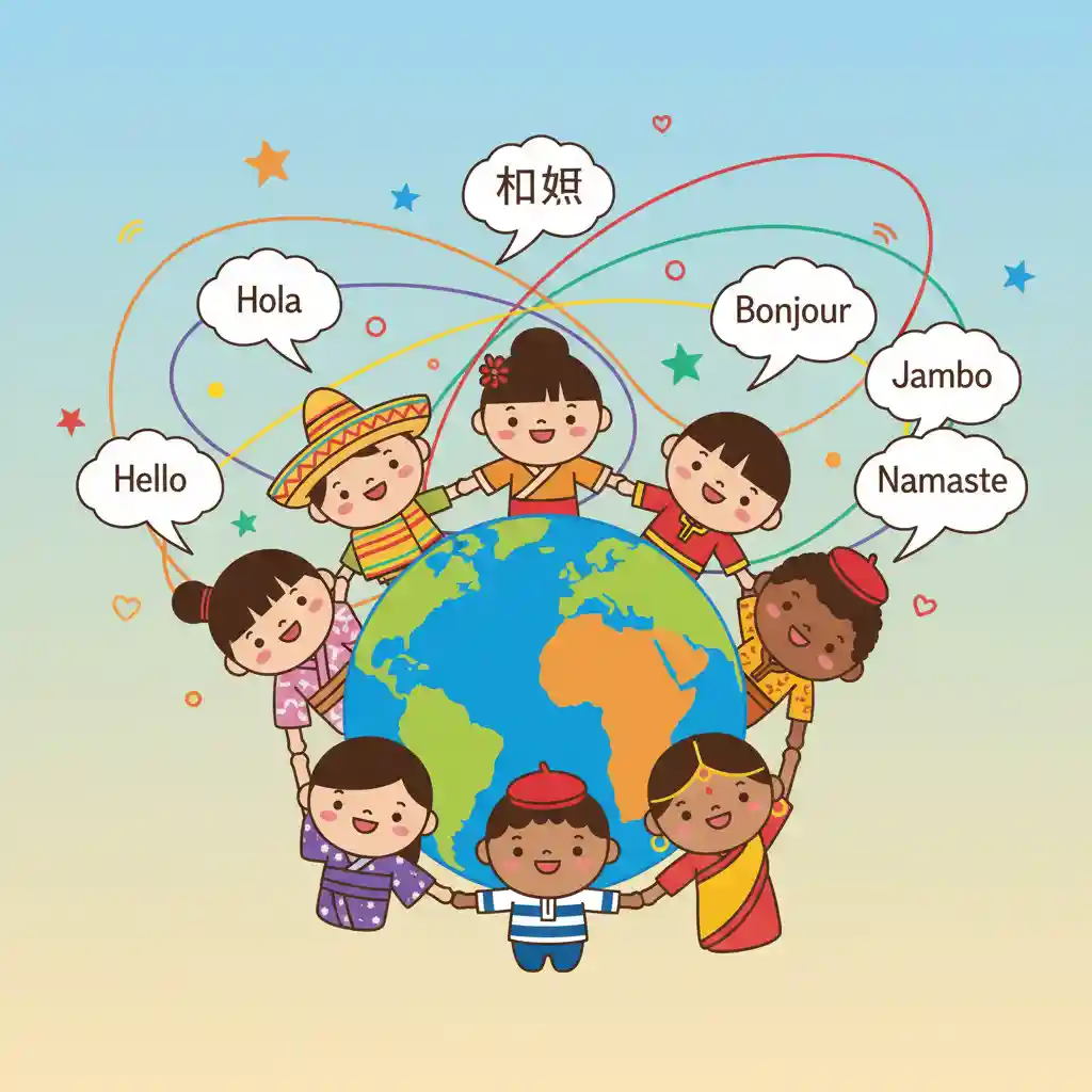 Globe icon and text illustrating support for over 100 languages when you learn how to translate text from an image.