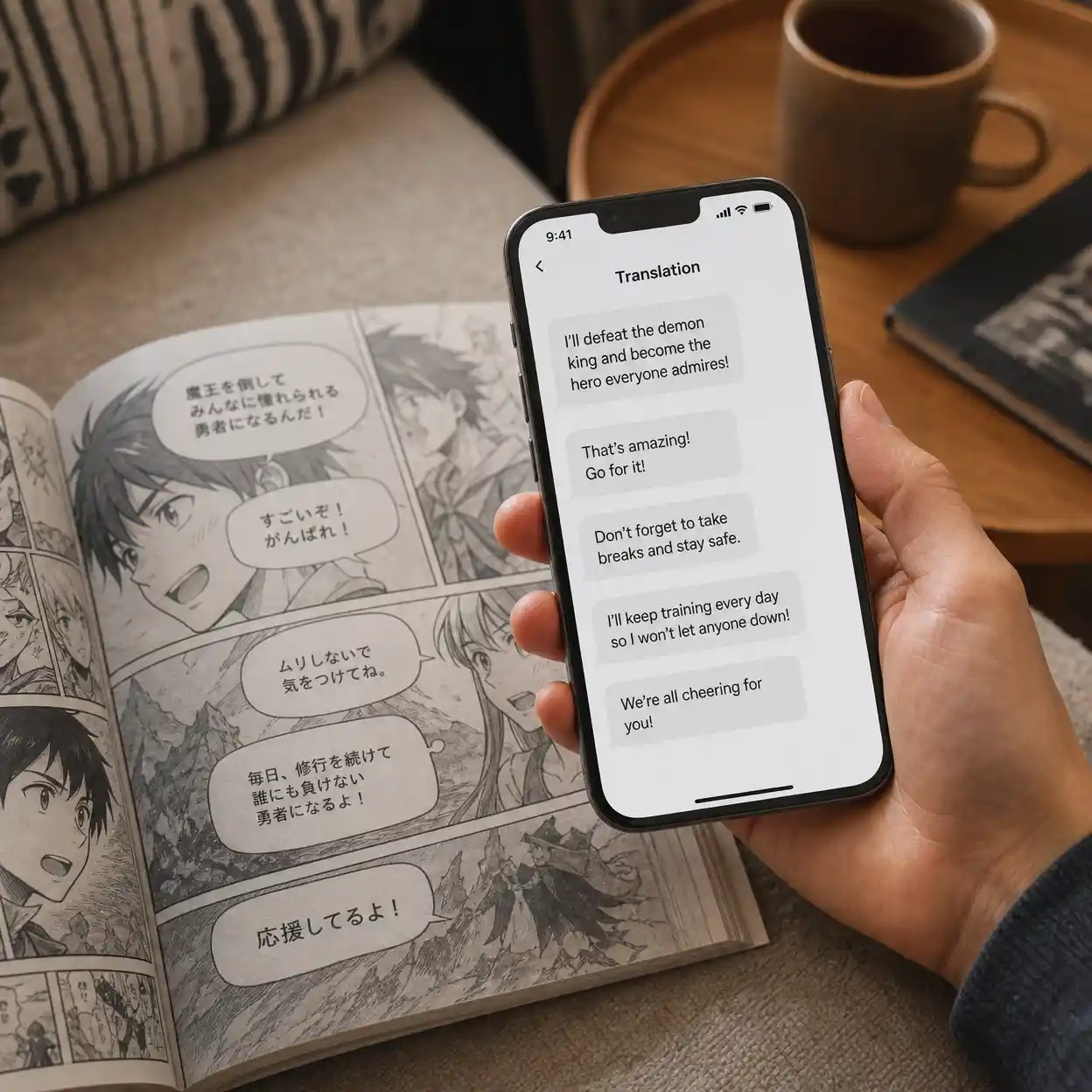 japanese photo translator manga preview reading foreign comic dialogue from captured panels quickly