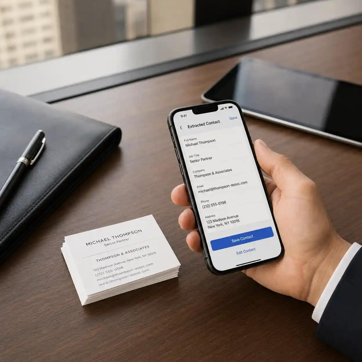 japanese photo translator business card preview extracting names emails and phone numbers from photos