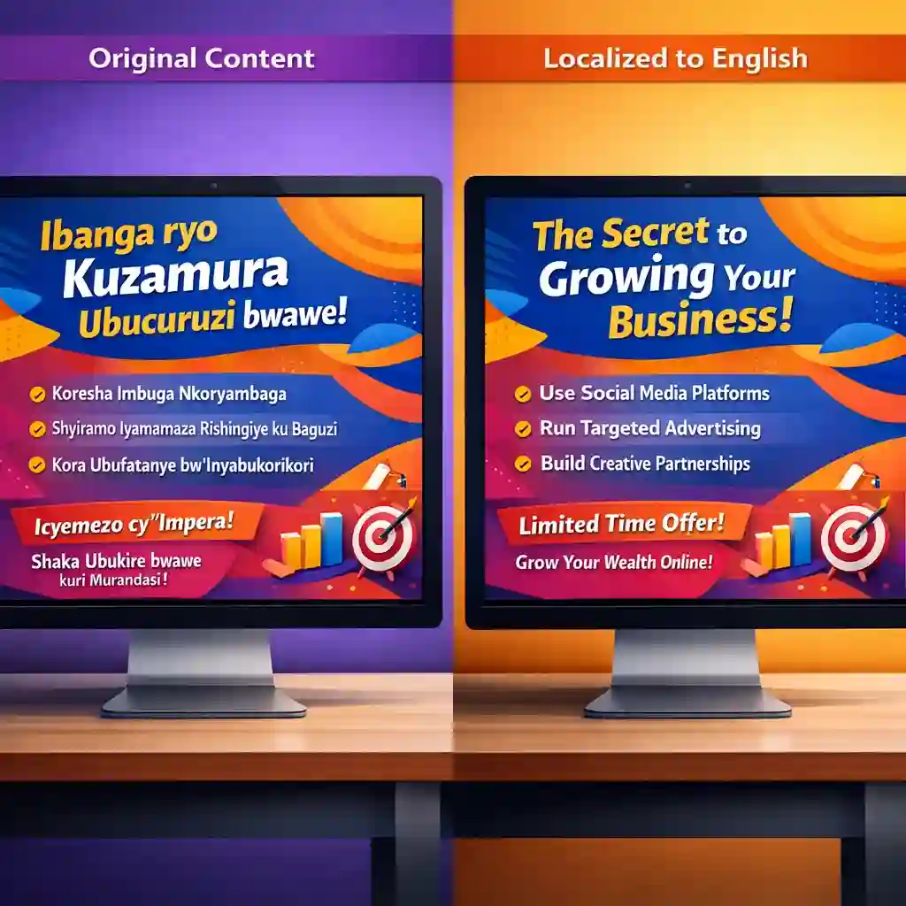 Streamline digital content localization processes by relying on our professional kinyarwanda to english translator to handle diverse formats with superior accuracy compared to standard online translation tools.