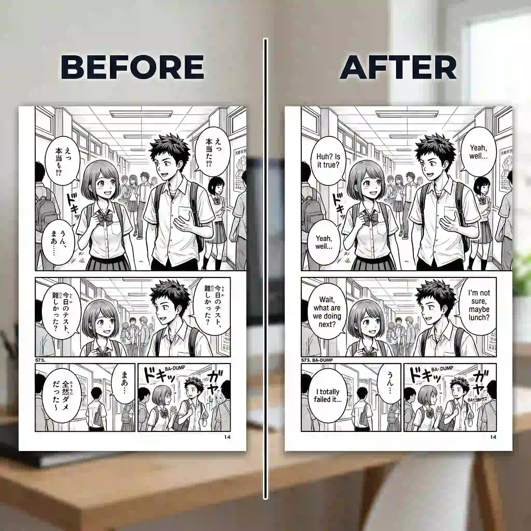 Latest manga raw page preview translated with preserved artwork and dialogue bubbles, showing how readers can follow newly released chapters immediately without waiting for a scanlation release.