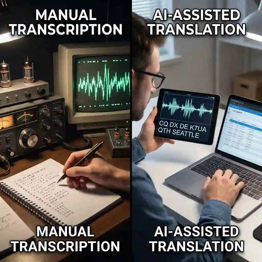 Amateur radio operators and hobbyists utilize our morse code translator image utility to verify signal waveform diagrams and QSL cards, ensuring accurate communication logging and decoding.