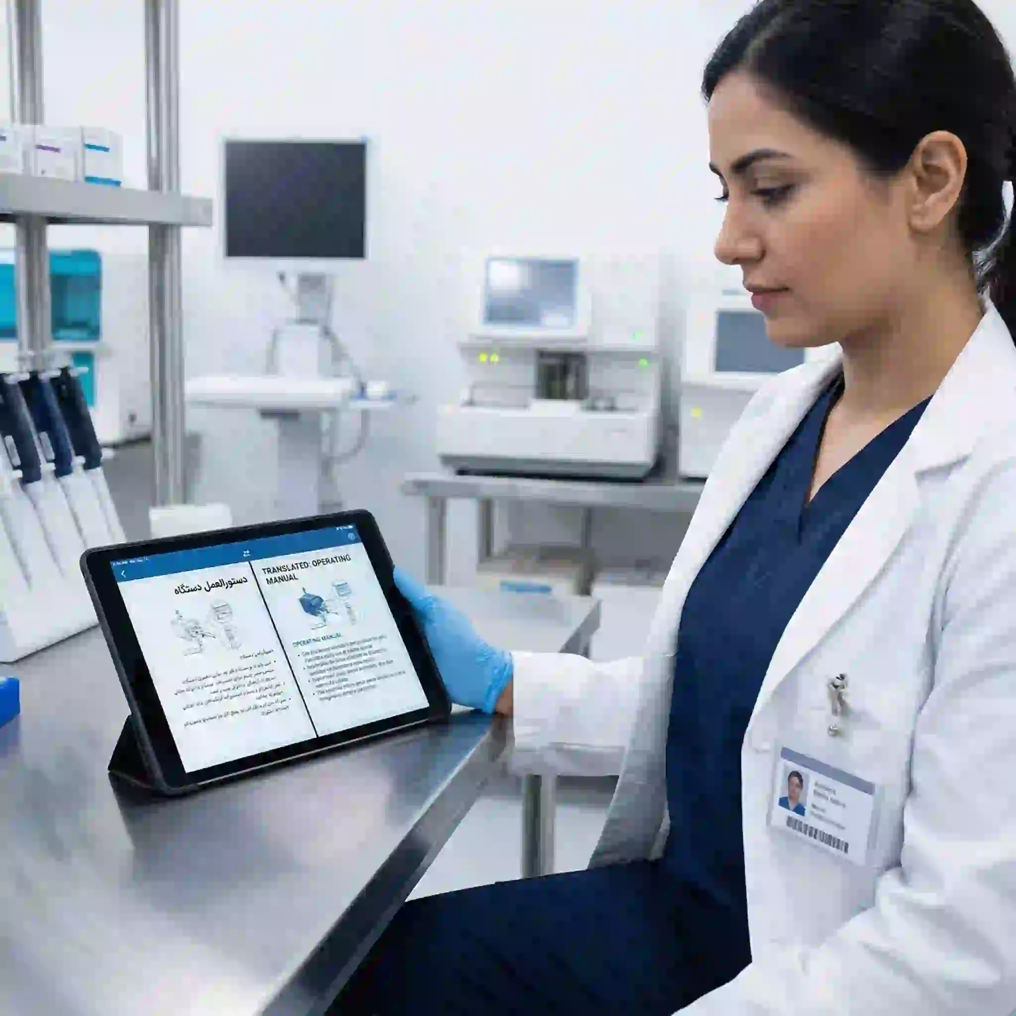 Ensure safety and clarity in technical environments by using our persian translator app to accurately translate complex medical instructions and technical manuals from Farsi to English.