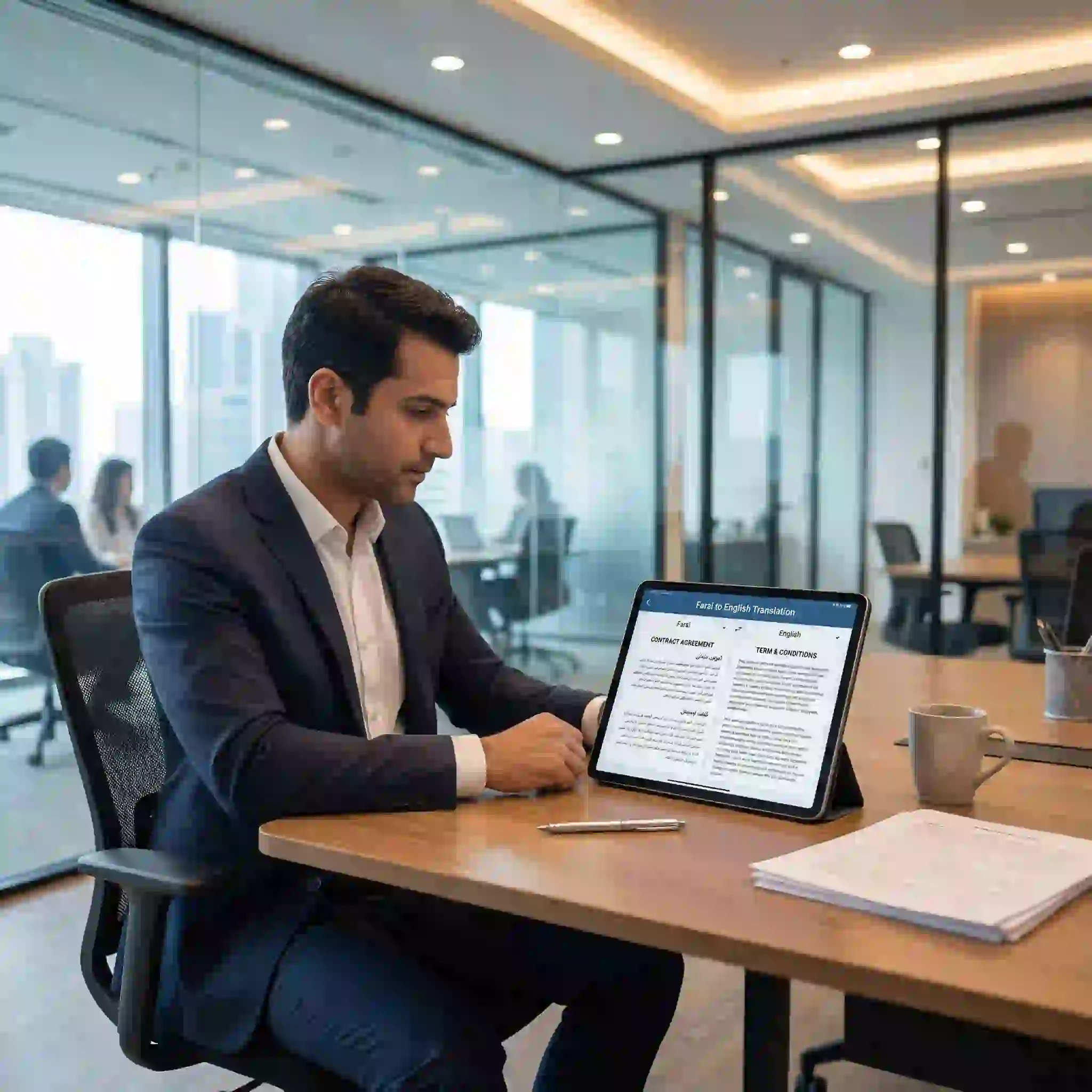 Secure your business dealings by employing our reliable persian translator app to accurately interpret critical contracts and legal documents, ensuring professional and error-free communication.