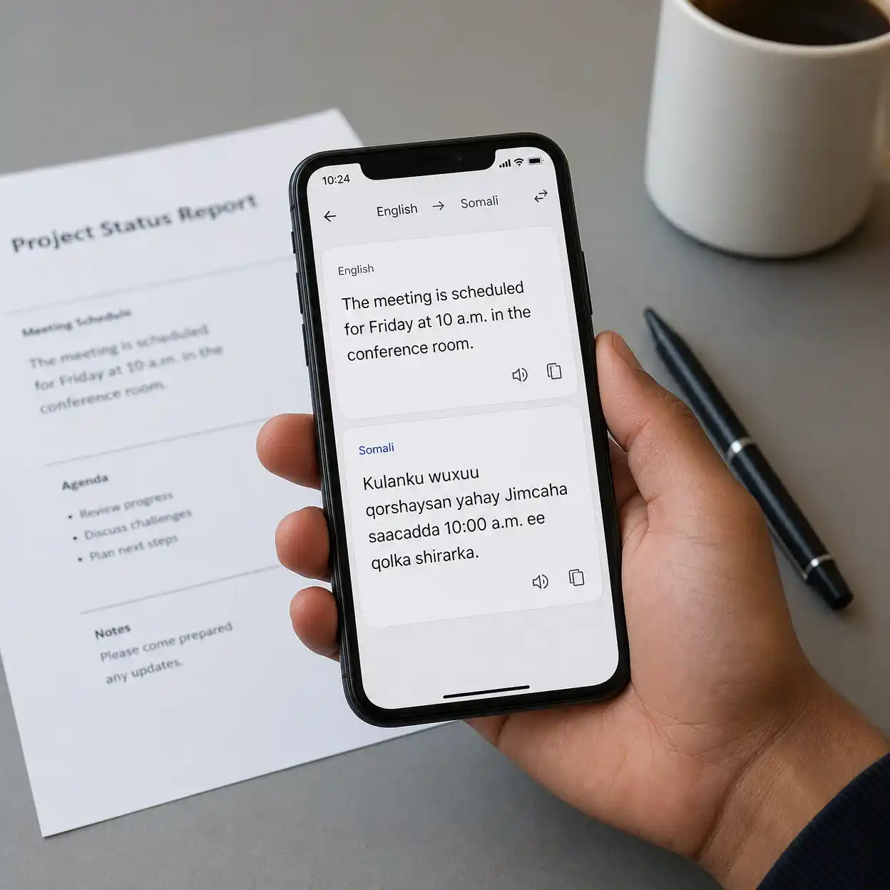 translate english to somali image accuracy preview for complex backgrounds and dense document photos