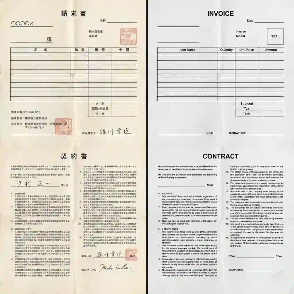 Business professionals can securely translate japanese image to english for important documents and invoices, ensuring data security and high precision accuracy for all professional, legal, and commercial requirements.