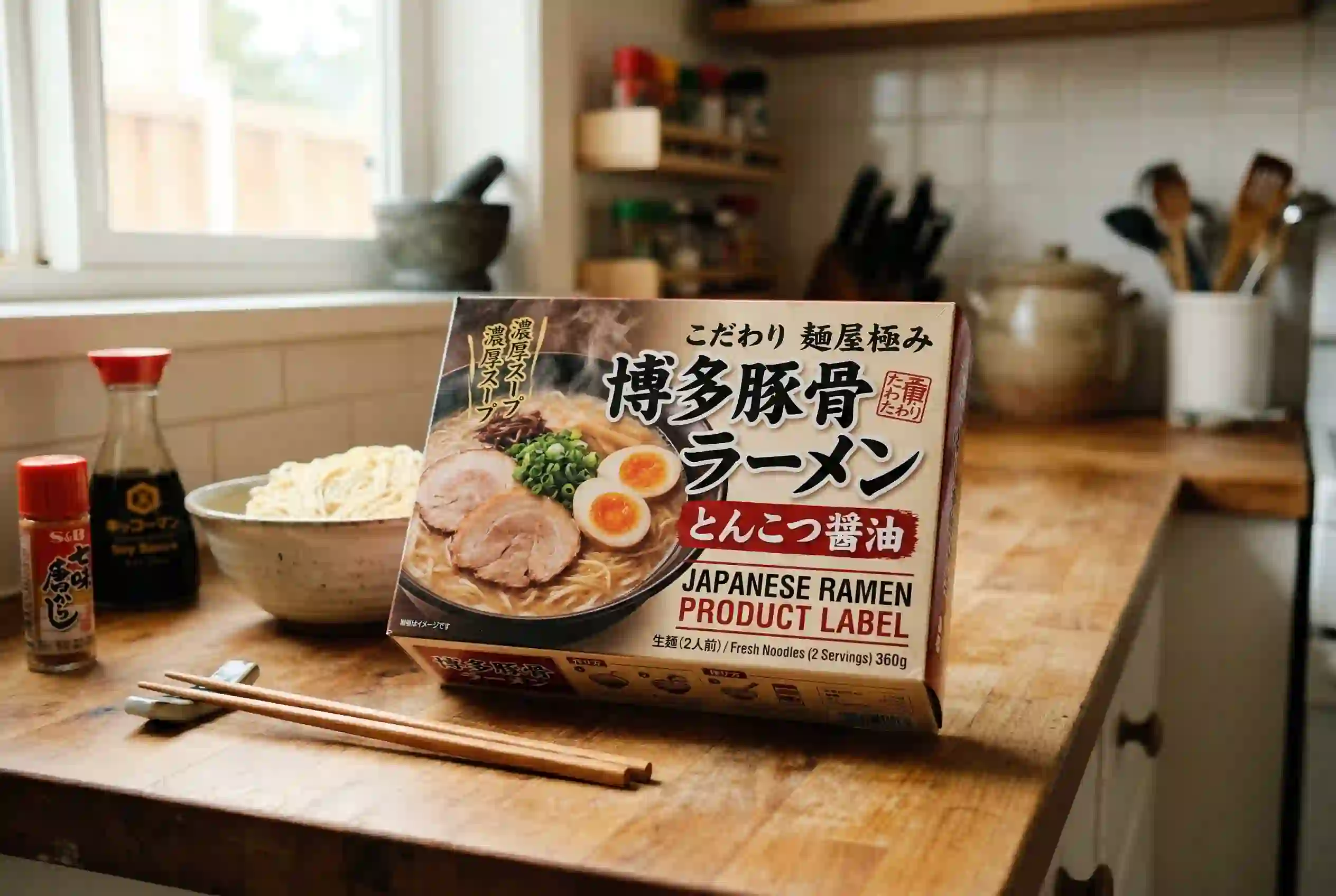 Before and after Japanese image to English translation with our AI image translator.