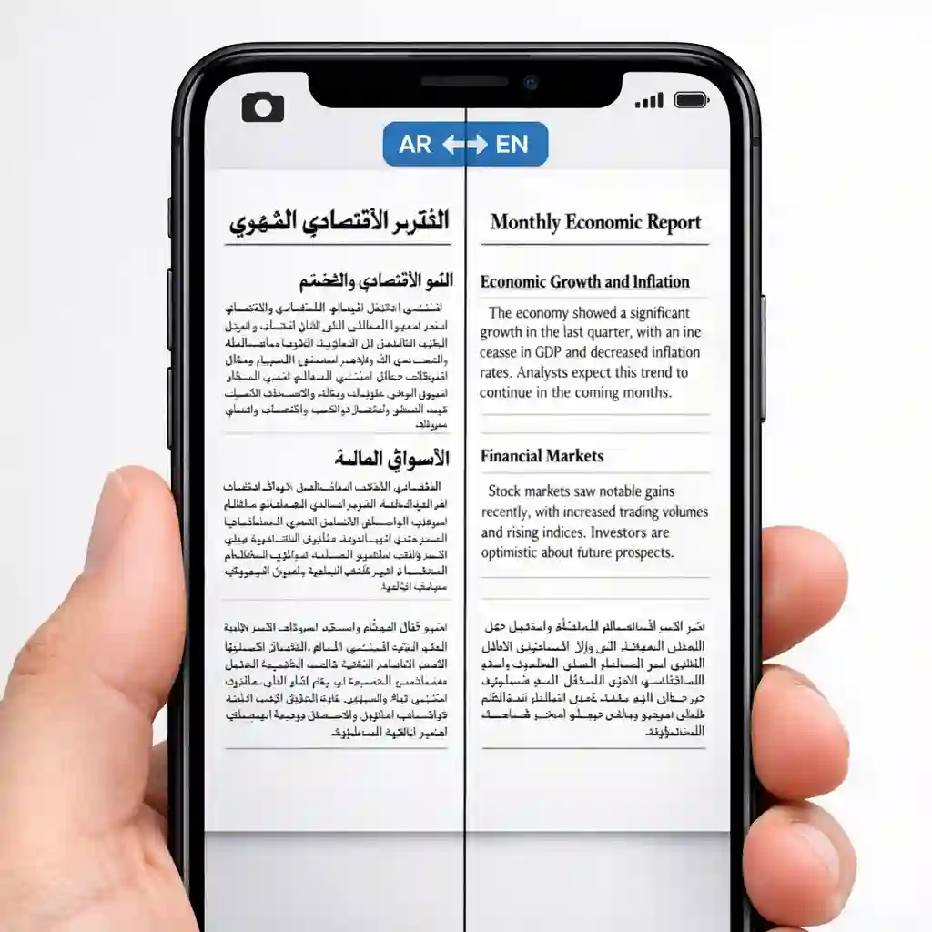 Keep the original formatting intact when you translate photo from arabic to english using our advanced image translator, which works perfectly and accurately.