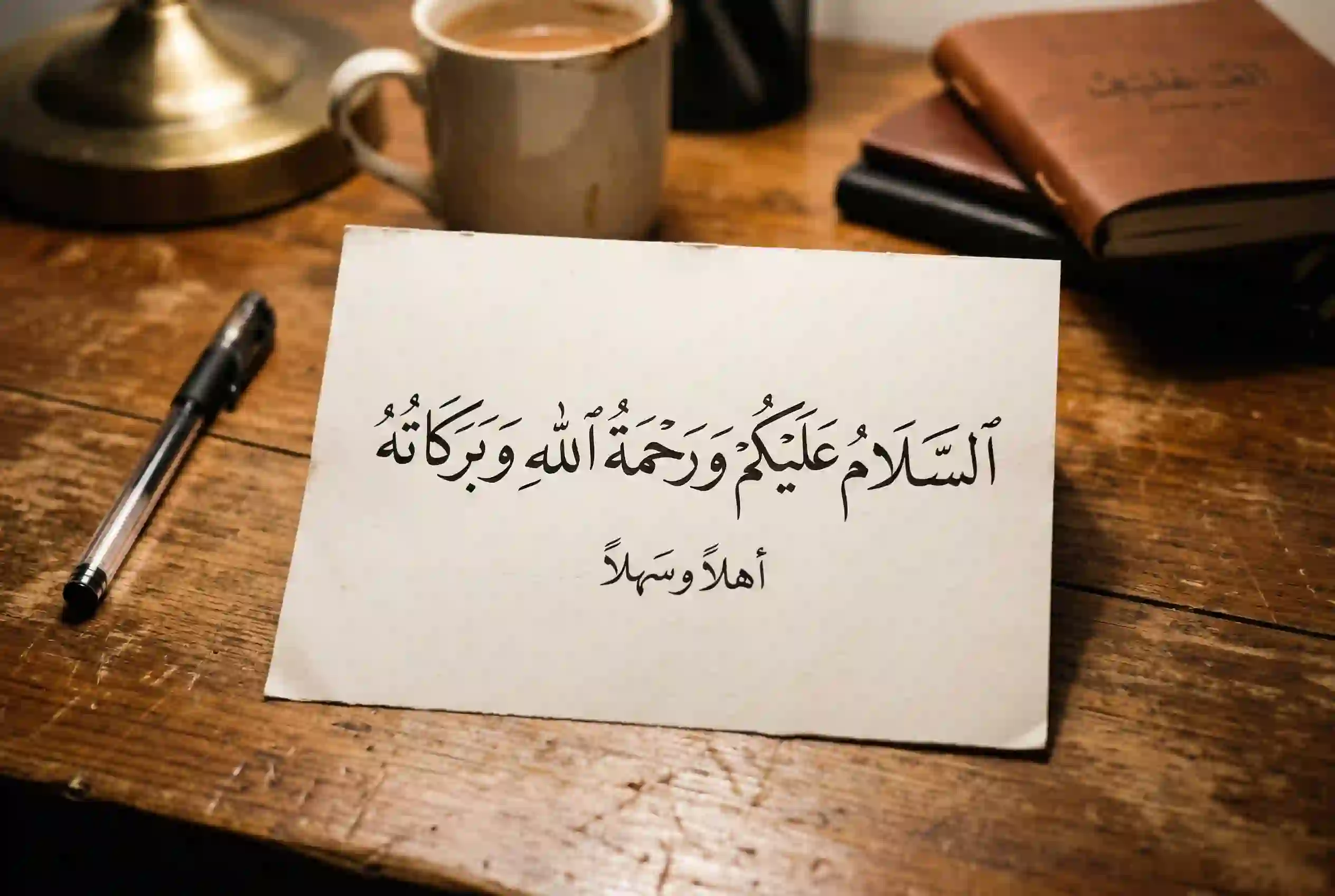 Before and after Arabic to English photo translation with our AI image translator.