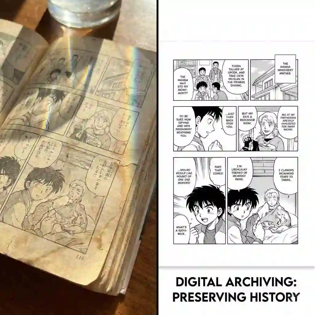Collectors digitizing physical books using photo translator features to translate webtoon to english, preserving rare manga collections in high-quality digital formats.